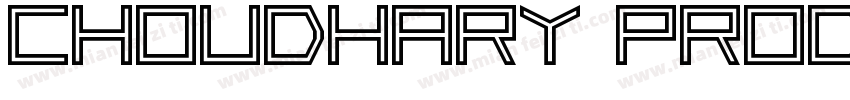 CHOUDHARY PRODUCTS I字体转换